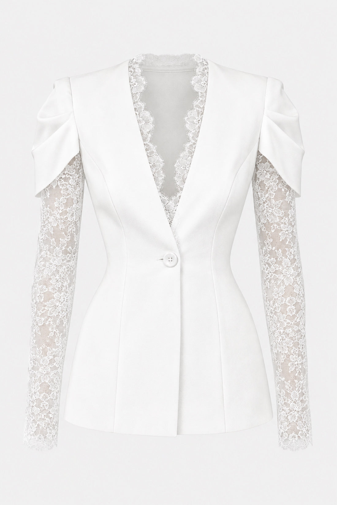 Alix — Blazer manches en dentelle