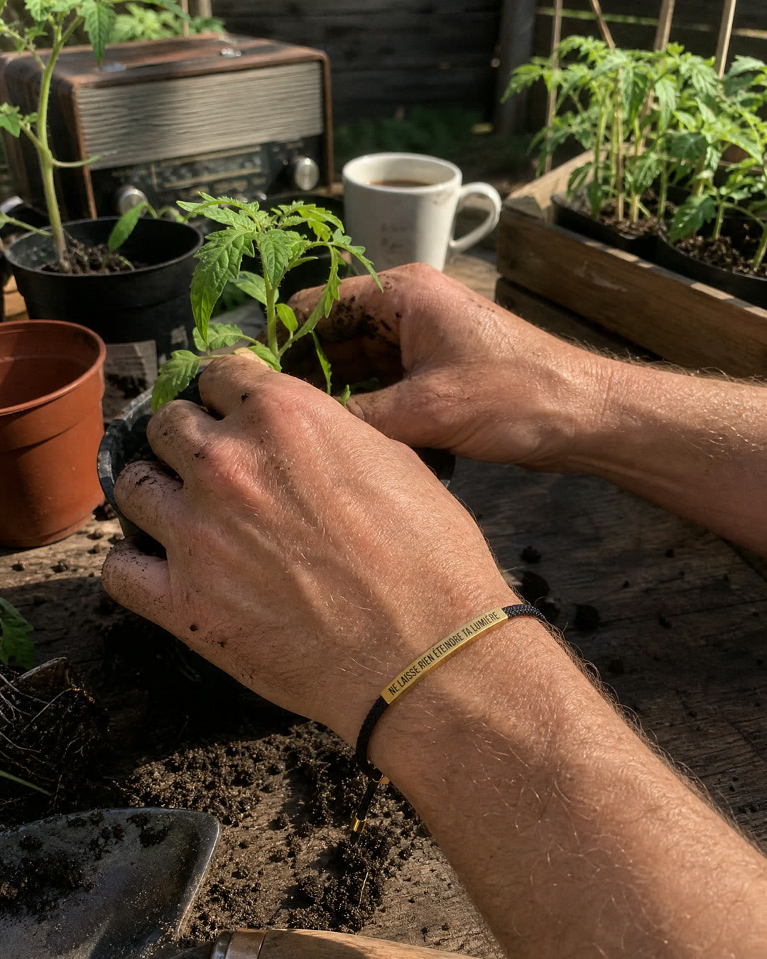 Bracelet Ne laisse rien éteindre ta lumière