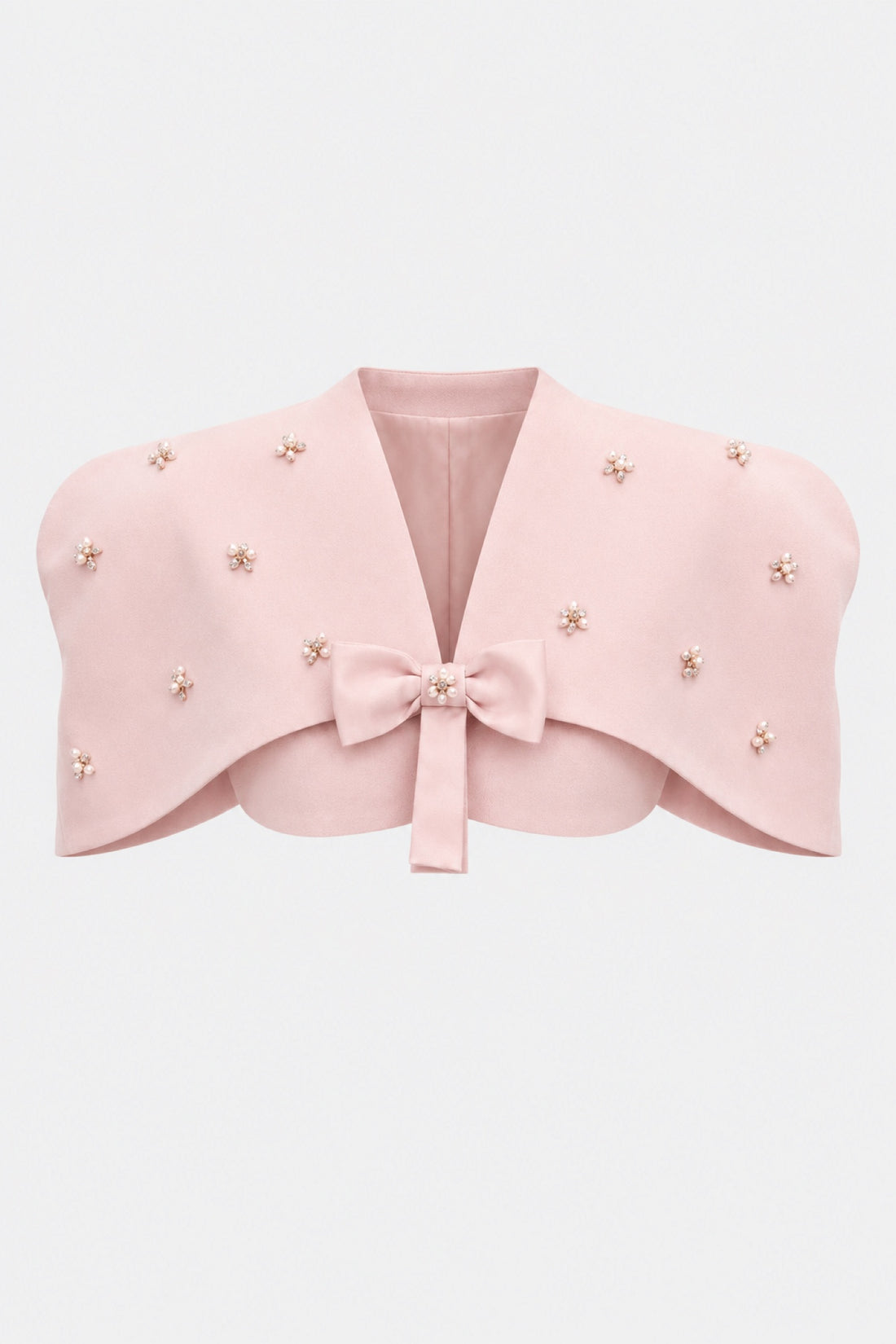 Clémence — Ensemble 3 pièces cape, bustier et jupe plissée