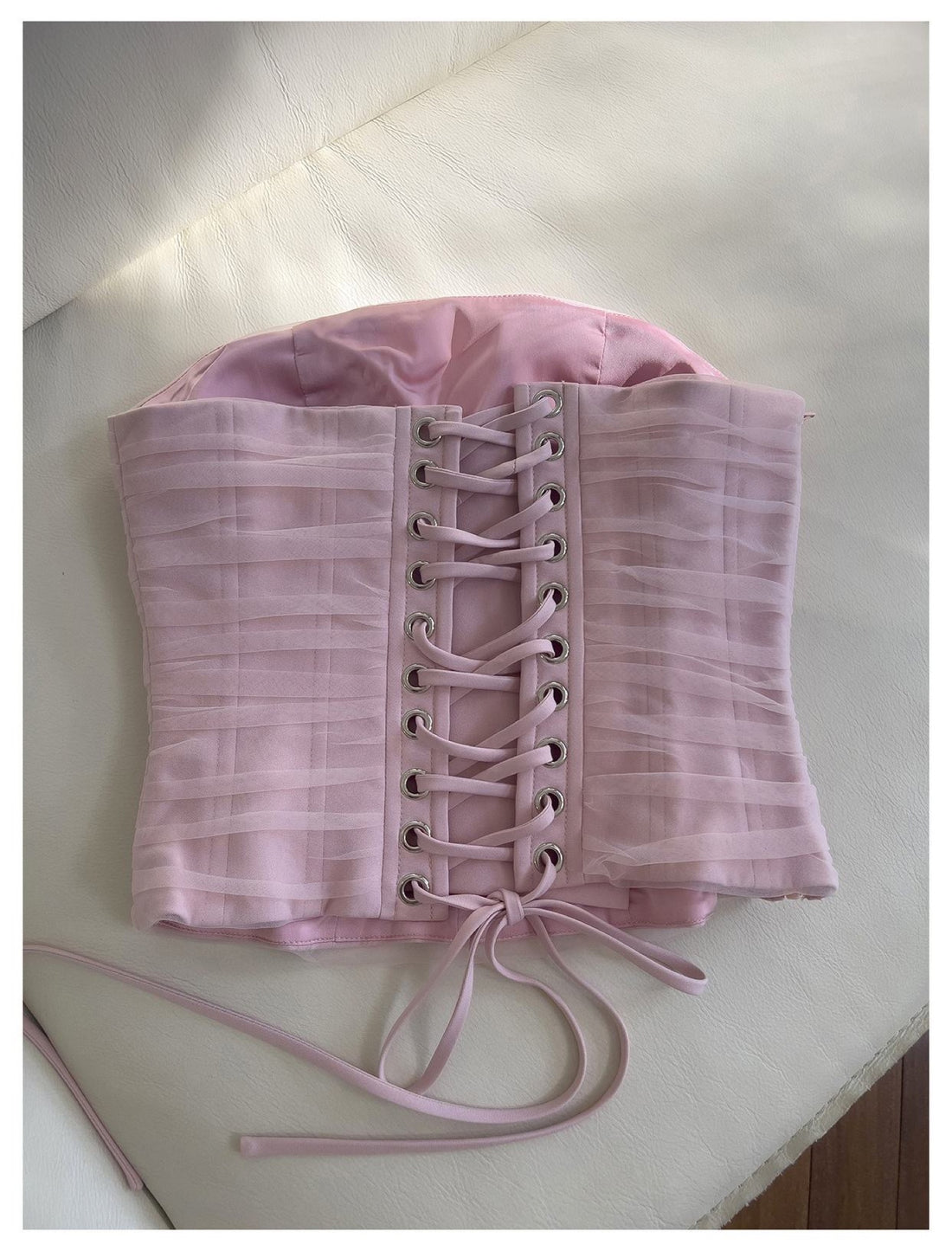 Clémence — Ensemble 3 pièces cape, bustier et jupe plissée