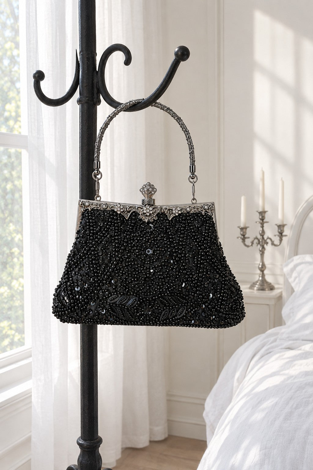 Gatsby — Sac du soir perlé vintage