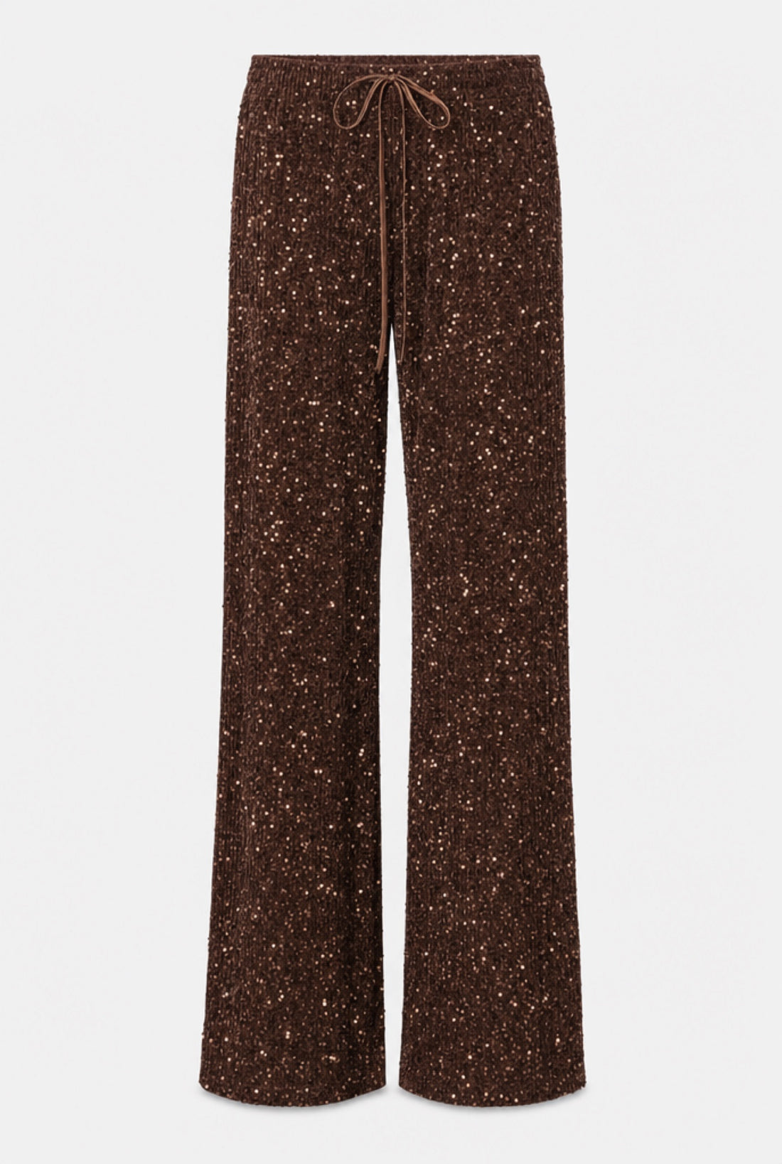 Joséphine — Pantalon large à sequins et nœud