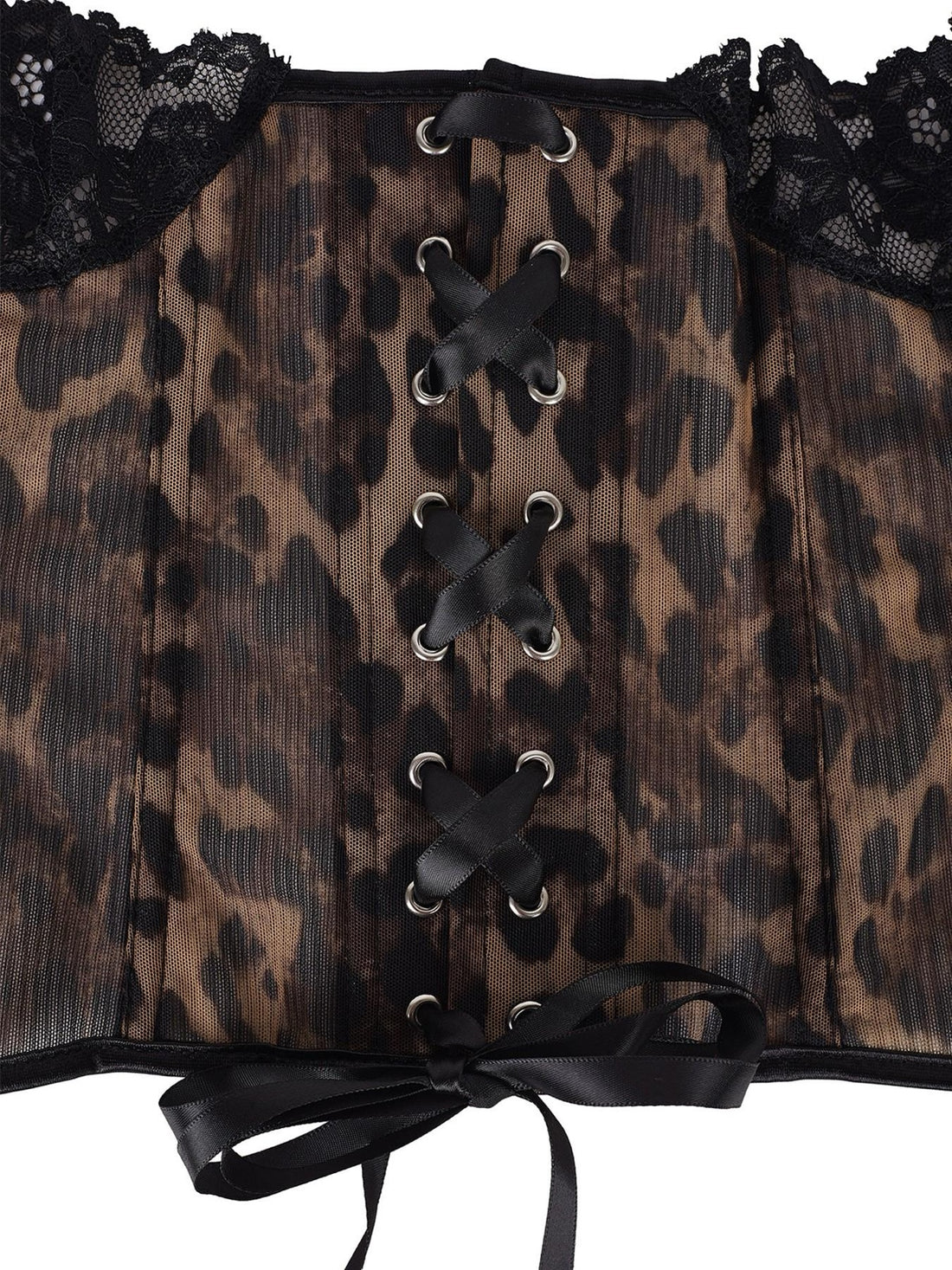 Leonora corset léopard