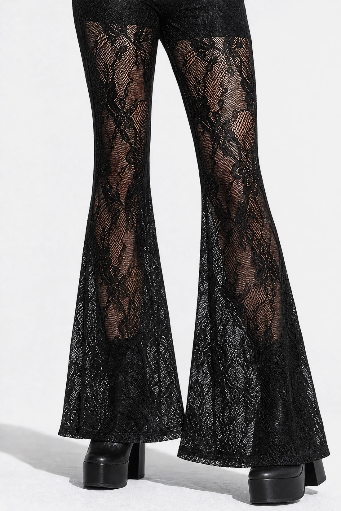 Nyx — Pantalon flare en dentelle