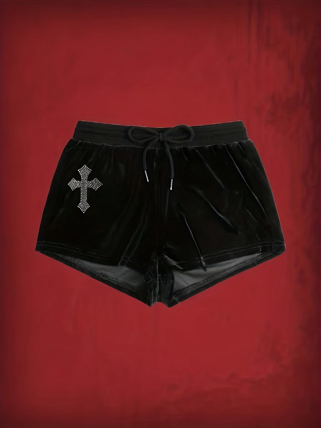 Velvet — Short velours à cordon