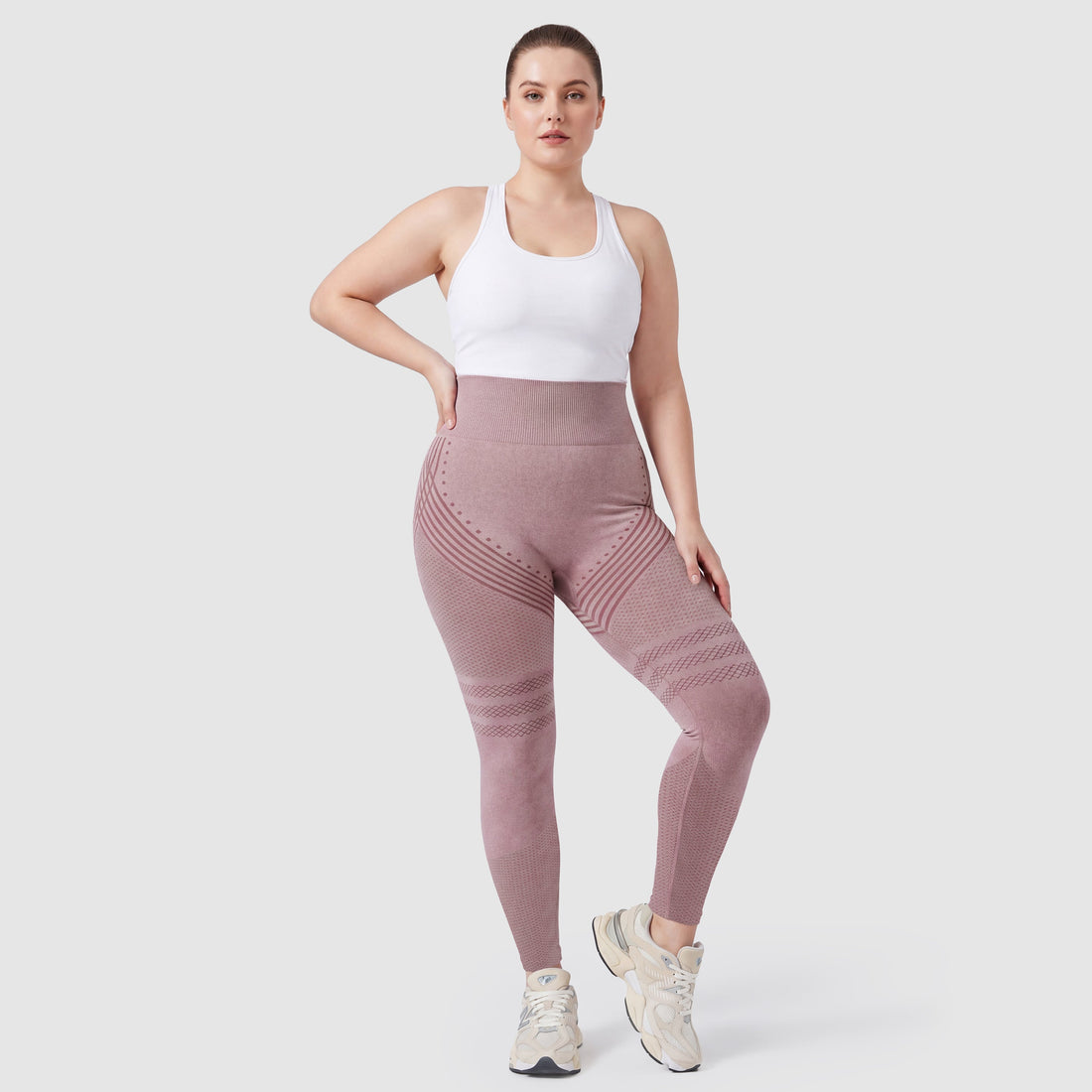 3D Sculpt Leggings Pink