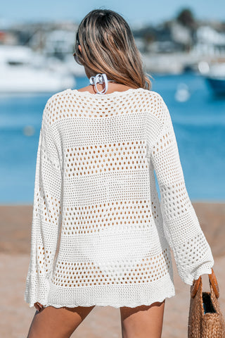 Robe de Plage en Crochet — Bohème Ajourée
