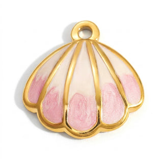 Charm Coquillage Rose