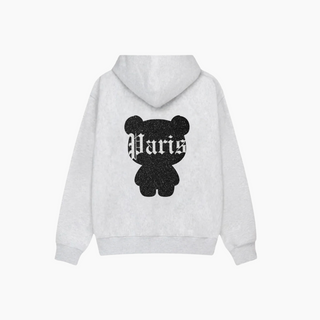 Luxara Paris Hoodie - Gray Bear