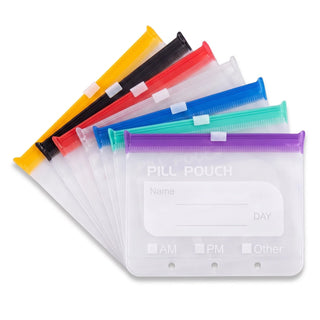 Pochettes zippées Apolline – lot de 7