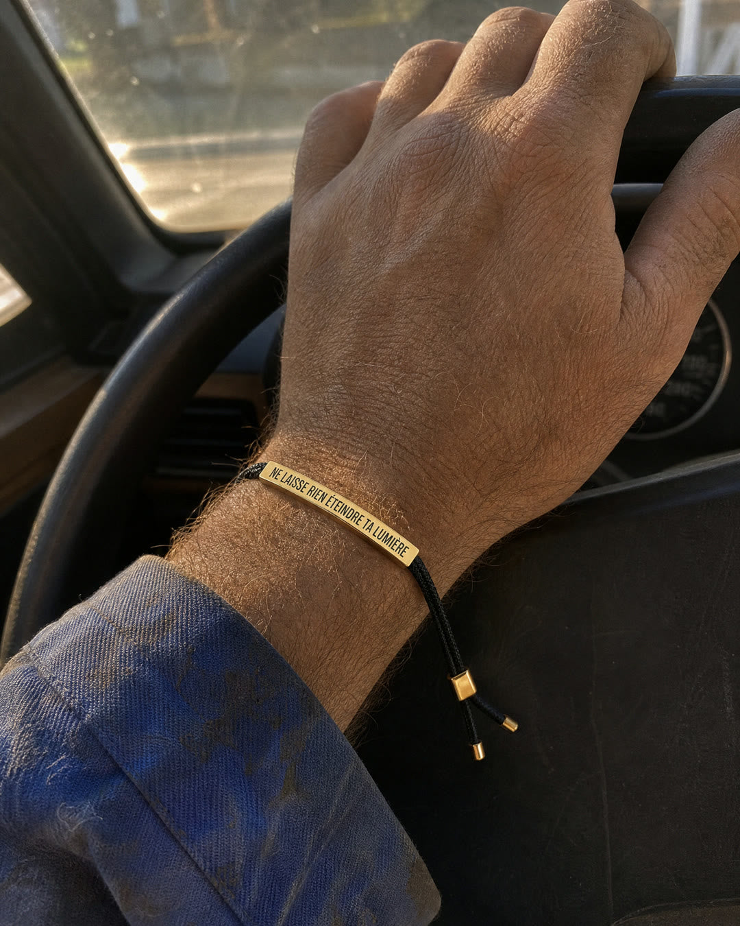 Bracelet Ne laisse rien éteindre ta lumière