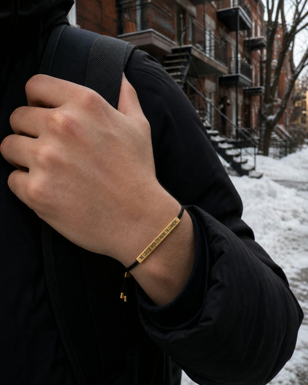 Bracelet Ne laisse rien éteindre ta lumière