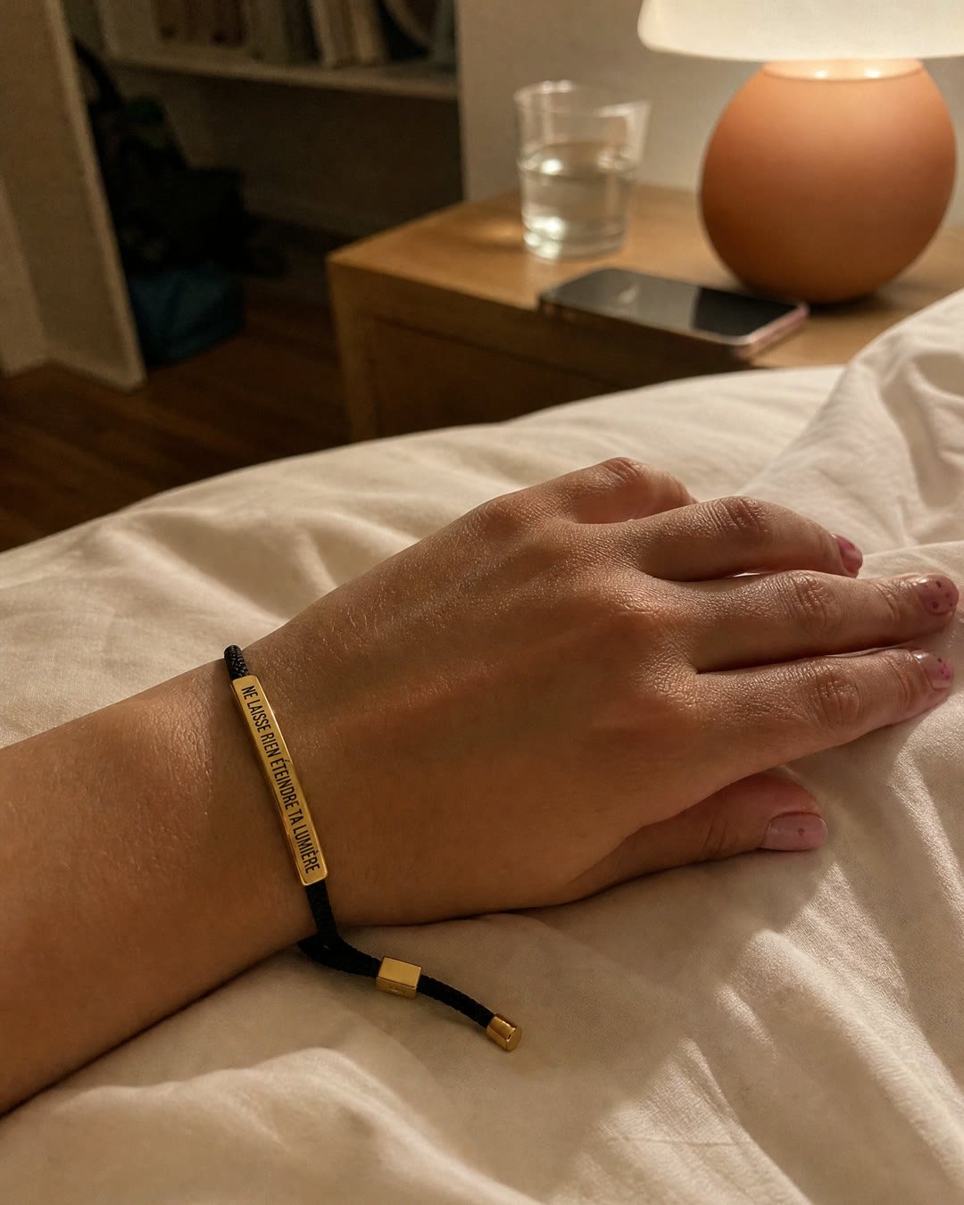 Bracelet Ne laisse rien éteindre ta lumière
