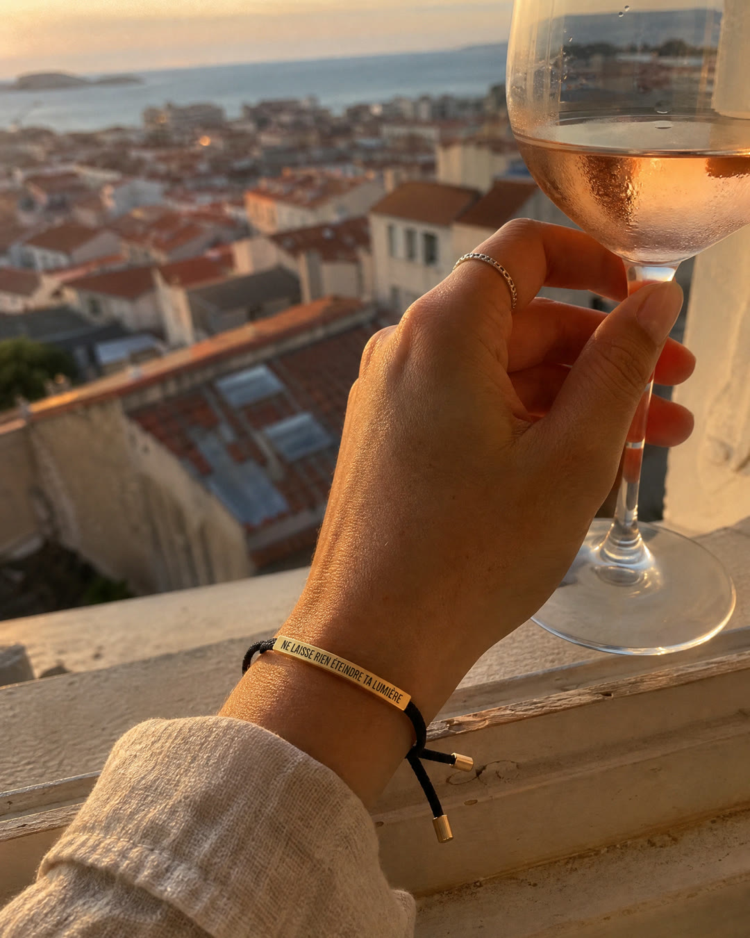 Bracelet Ne laisse rien éteindre ta lumière