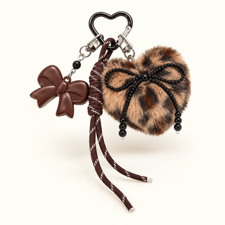Charm Cœur Léopard