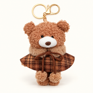 Charm Ourson Cape Tartan
