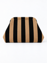 Black & Camel Pinstripe