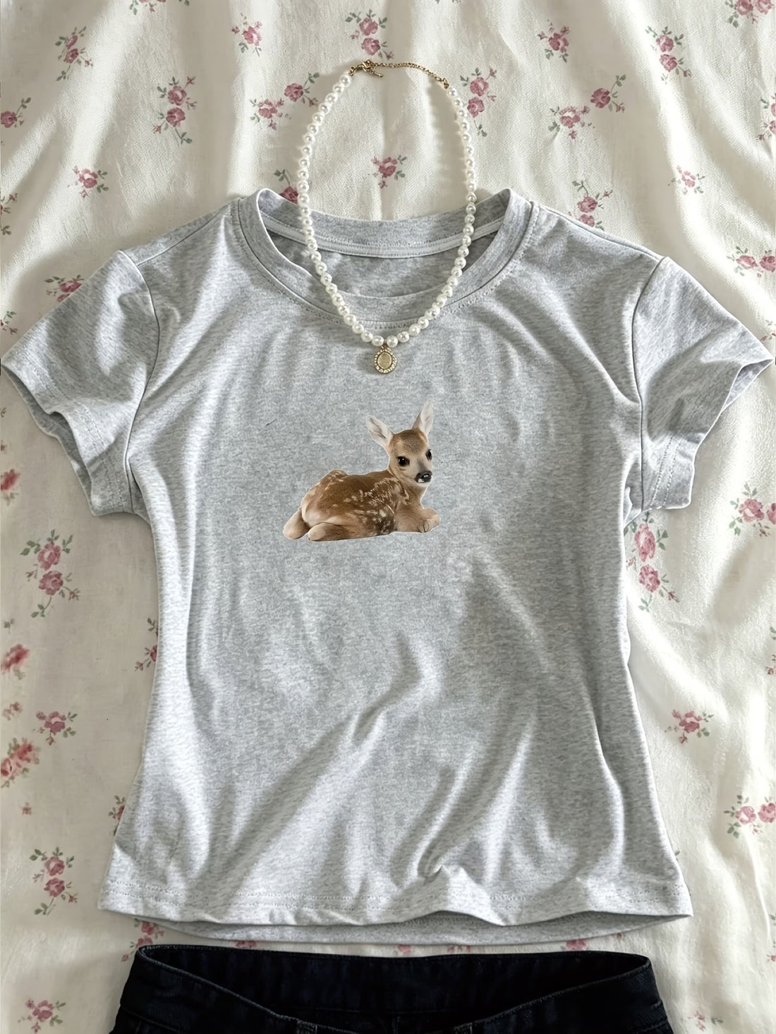 Daine — T-shirt imprimé faon