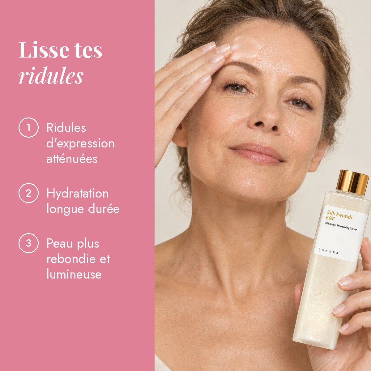 Luxara – Lotion EGF aux 30 peptides
