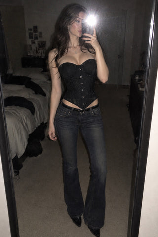 Étoile — Corset bustier pailleté