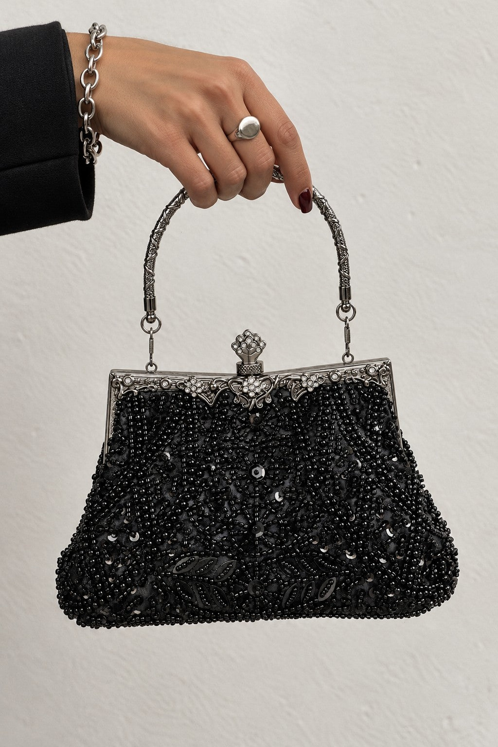 Gatsby — Sac du soir perlé vintage