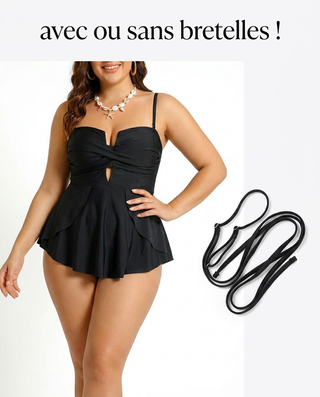 Maillot 1 Pièce Sculptant 3-en-1 Luxara