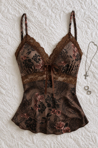Isadora — Vintage Floral Lace Cami