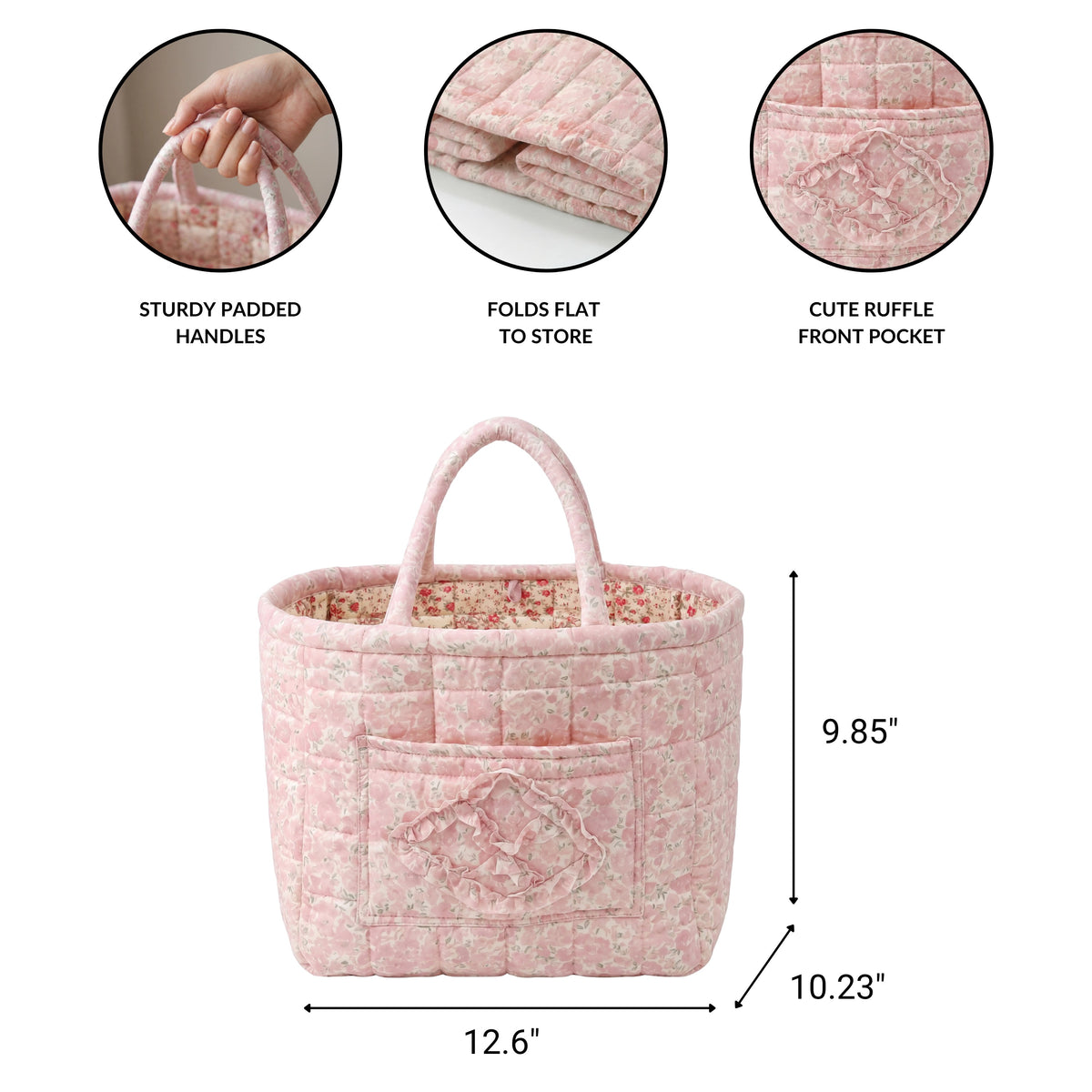 Juliette basket features dimensions