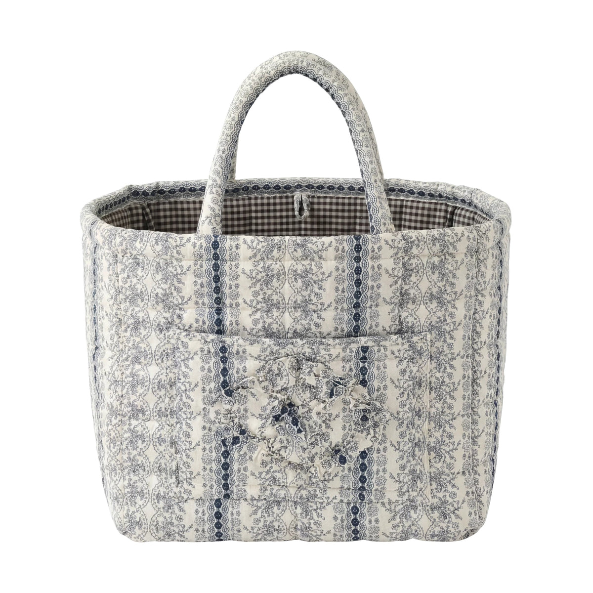 Juliette basket navy lace
