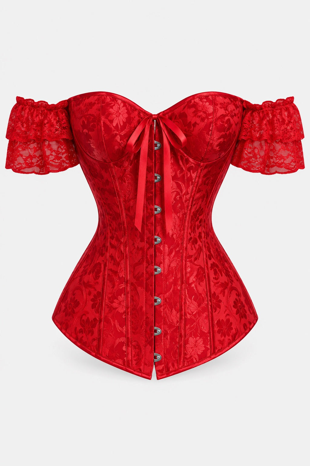 Lenore — Corset épaules dénudées en dentelle