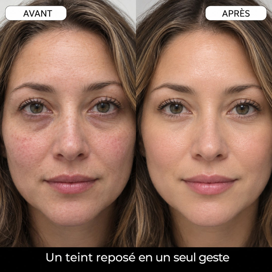Efface l'« air fatigué » en un geste