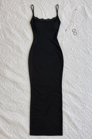 Nocturna robe longue nuisette bordure dentelle