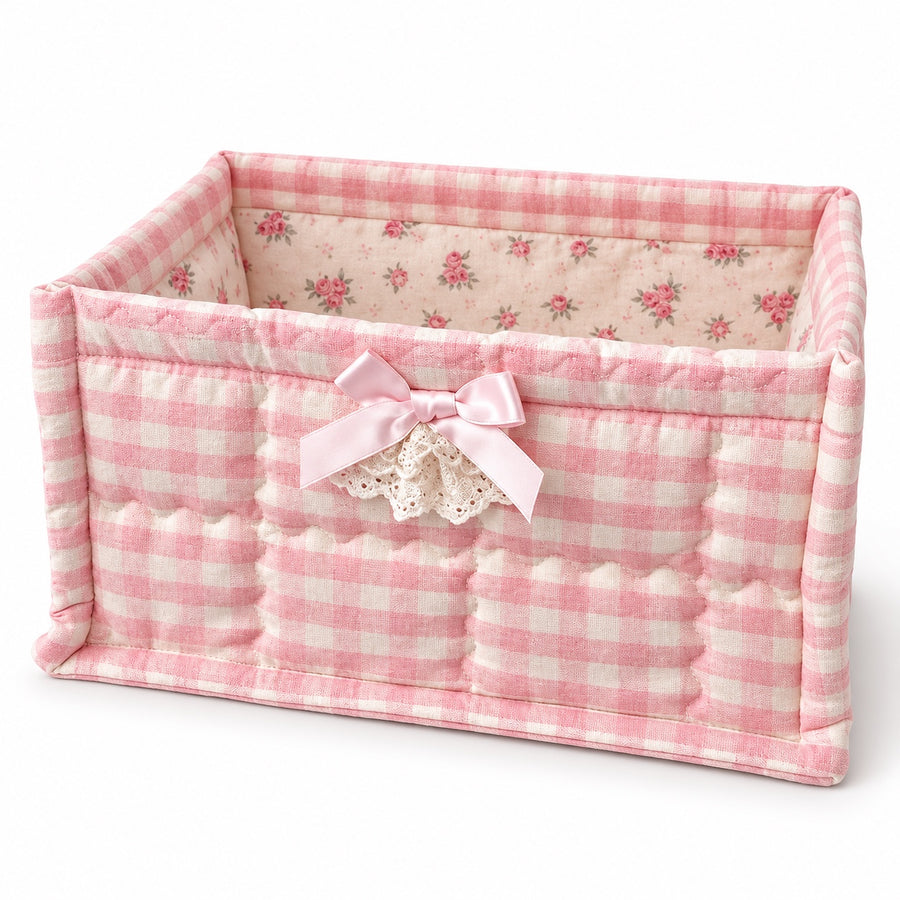 Juliette Gingham Bin