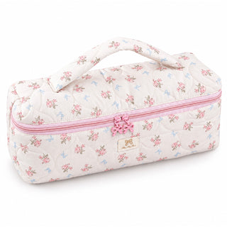 Petite Trousse Juliette matelassée fleurie